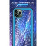 Wholesale iPhone 11 Pro Max (6.5in) Clear Slim Matte Hybrid Bumper Case (Navy Blue)